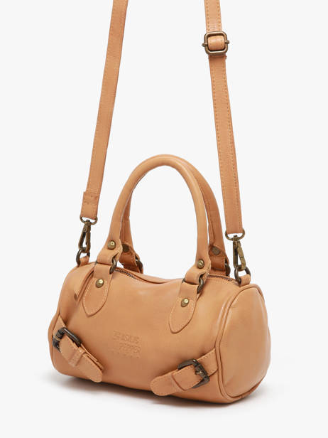 Cross Body Tas Strappy Leder Basilic pepper Bruin strappy BSTR01 ander zicht 3